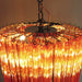 Murano Spiral Amber Prism Glass Chandelier-DWHOME