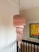 Murano Spiral Pink Prism Glass Chandelier-DWHOME