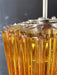 Murano Spiral Prisms Amber Chandelier-DWHOME