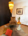 Murano Spiral Prisms Amber Chandelier-DWHOME
