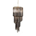 Murano Spiral Prisms Smoked Chandelier-DWHOME