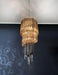 Murano Spiral Prisms Smoked Chandelier-DWHOME