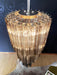 Murano Spiral Prisms Smoked Chandelier-DWHOME