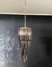 Murano Spiral Prisms Smoked Chandelier-DWHOME