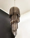 Murano Spiral Prisms Smoked Chandelier-DWHOME