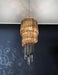 Murano Spiral Prisms Smoked Chandelier-DWHOME