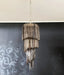 Murano Spiral Prisms Smoked Chandelier-DWHOME