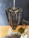 Murano Spiral Prisms Smoked Chandelier-DWHOME