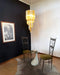 Murano Spiral Prisms Transparent Amber Chandelier-DWHOME