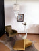 Murano Spiral Prisms Transparent Chandelier-DWHOME