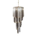 Murano Spiral Prisms Transparent Smoked Chandelier-DWHOME