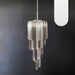 Murano Spiral Prisms Transparent Smoked Chandelier-DWHOME