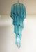 Murano Spiral Transparent Blue Prism Glass Chandelier-DWHOME