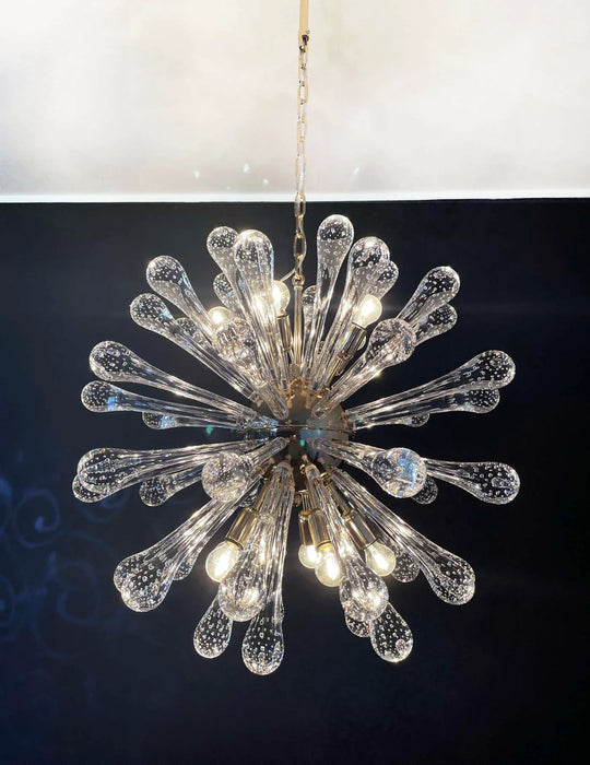 Vintage Murano Sputnik Glass Chandelier-DWHOME