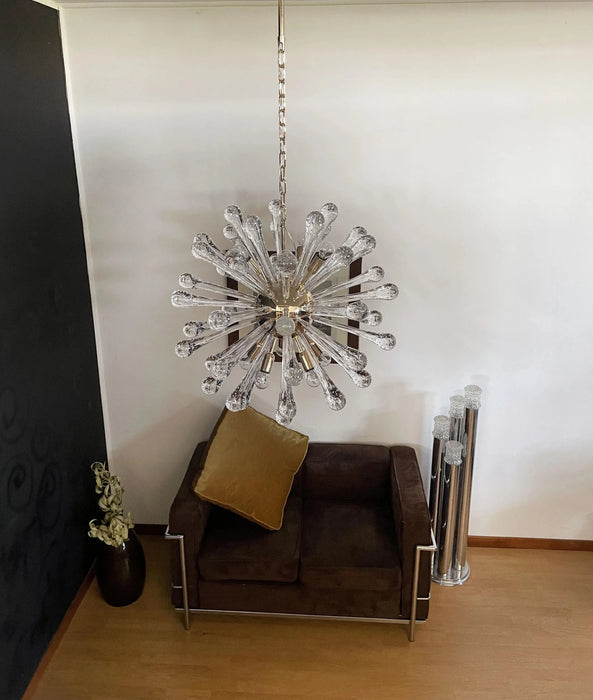 Vintage Murano Sputnik Glass Chandelier-DWHOME