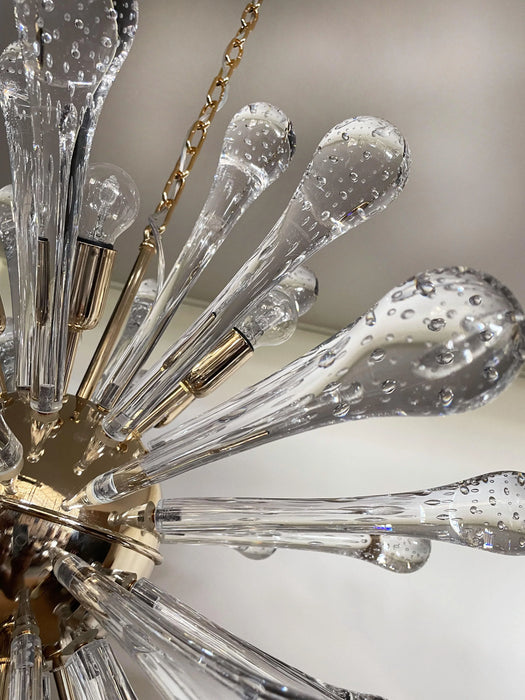 Vintage Murano Sputnik Glass Chandelier-DWHOME