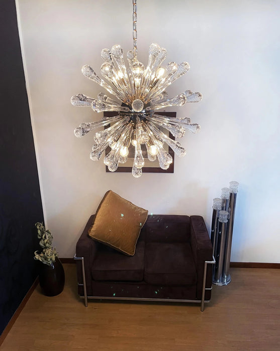 Vintage Murano Sputnik Glass Chandelier-DWHOME