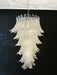 Murano Transparent Felch Spiral Chandelier-DWHOME