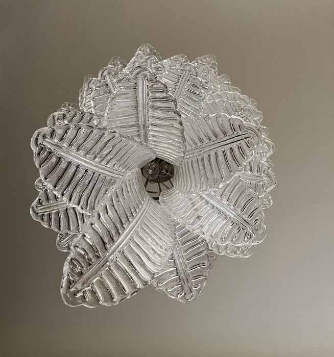 Murano Transparent Felch Spiral Chandelier-DWHOME