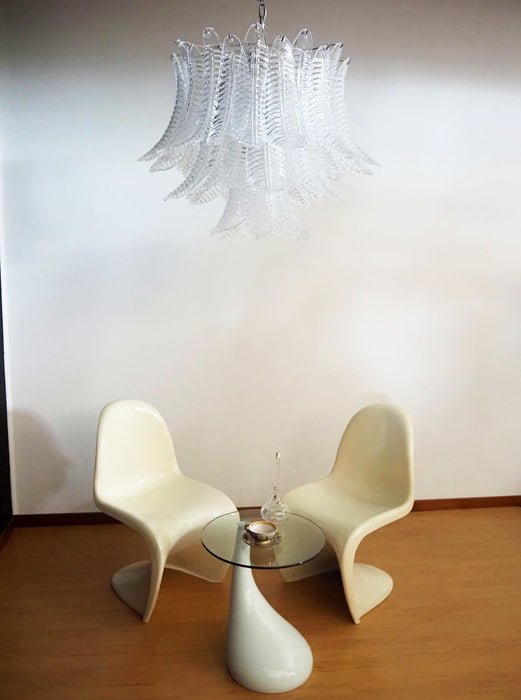 Murano Transparent Ferns Glass Chandelier-DWHOME