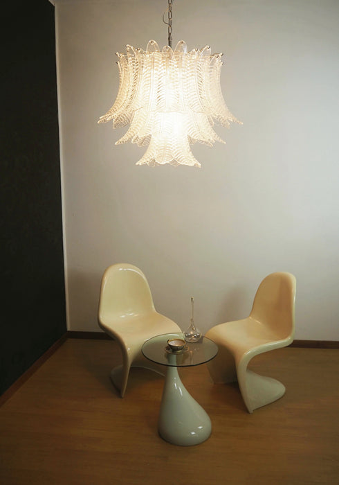 Murano Transparent Ferns Glass Chandelier-DWHOME