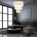 Murano Transparent Glass Tube Chandelier-DWHOME
