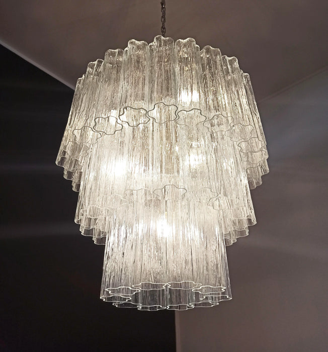 Murano Transparent Glass Tube Chandelier-DWHOME