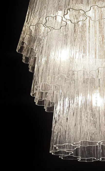 Murano Transparent Glass Tube Chandelier-DWHOME