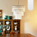 Murano Transparent Glass Tube Chandelier-DWHOME
