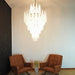 Murano Transparent Petals Glass Chandelier-DWHOME