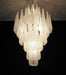Murano Transparent Petals Glass Chandelier-DWHOME