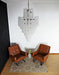 Murano Transparent Petals Glass Chandelier-DWHOME