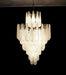 Murano Transparent Petals Glass Chandelier-DWHOME