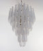 Murano Transparent Petals Glass Chandelier-DWHOME