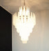Murano Transparent Petals Glass Chandelier-DWHOME