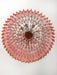 Murano Triedri Round Prisms Pink Chandelier-DWHOME