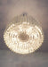Murano Round Prisms Transparent Chandelier-DWHOME