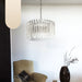 Murano Round Prisms Transparent Chandelier-DWHOME