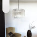 Murano Round Prisms Transparent Chandelier-DWHOME