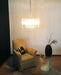 Murano Round Prisms Transparent Chandelier-DWHOME