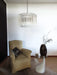 Murano Round Prisms Transparent Chandelier-DWHOME