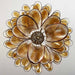 Amber Murano Glass Petals Chandelier-DWHOME