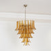 Murano Amber Lily Chandelier-DWHOME