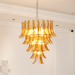 Murano Amber Lily Chandelier-DWHOME