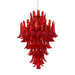 Lustre Murano Crimson Cascade - DWHOME