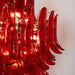 Lustre Murano Crimson Cascade - DWHOME