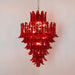 Lustre Murano Crimson Cascade - DWHOME