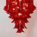 Lustre Murano Crimson Cascade - DWHOME