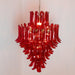 Lustre Murano Crimson Cascade - DWHOME
