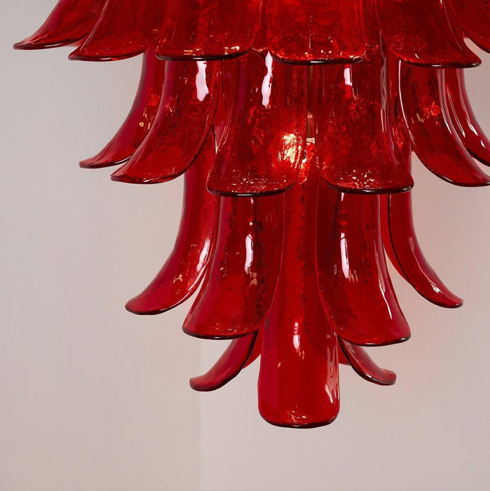 Lustre Murano Crimson Cascade - DWHOME